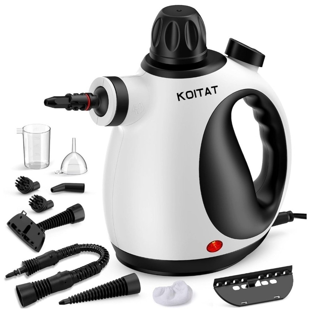 Pressurized Steam Cleaner, Handheld Steamer for Cleaning - 1050 Watt
